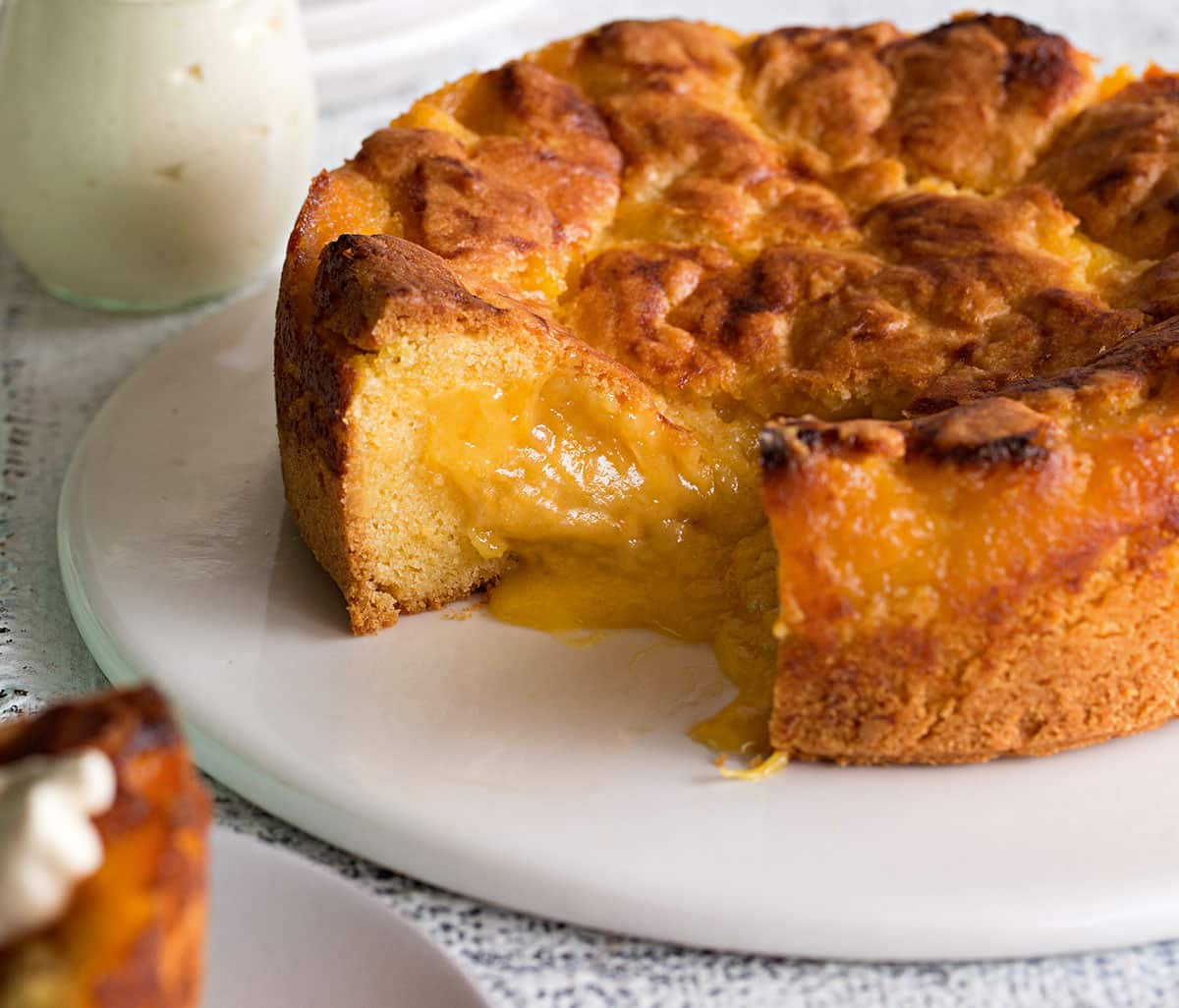 Belgian lemon tea cake