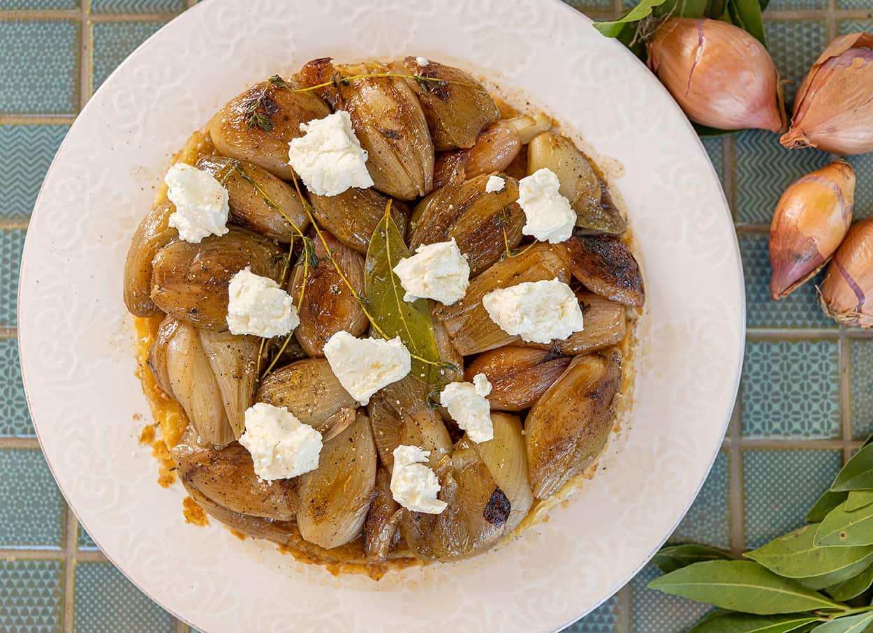 Vino cotto french shallot tart tatin