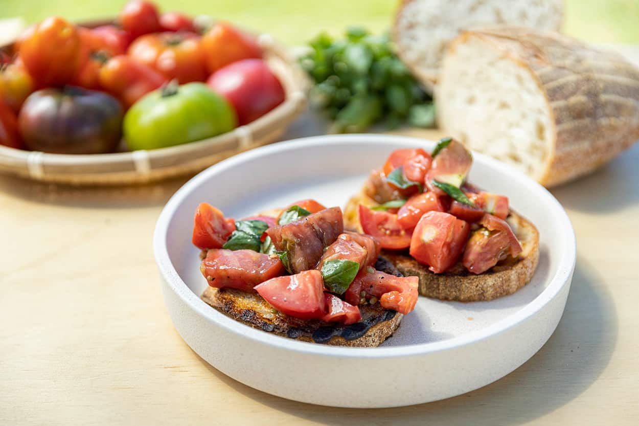 Tomato bruschetta