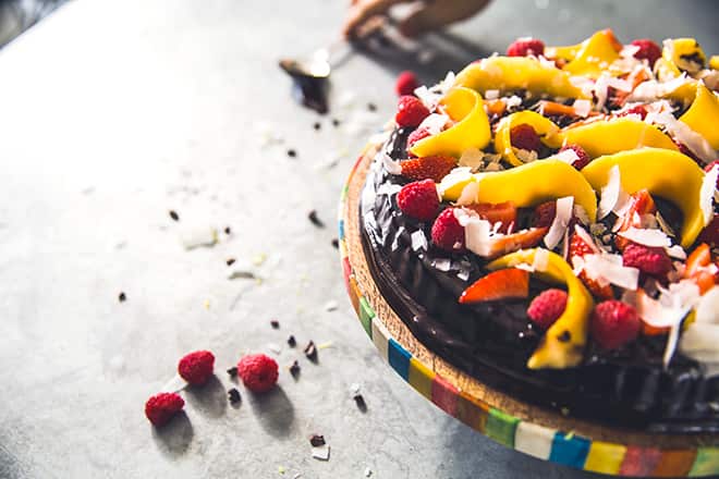 Chocolate ricotta cake