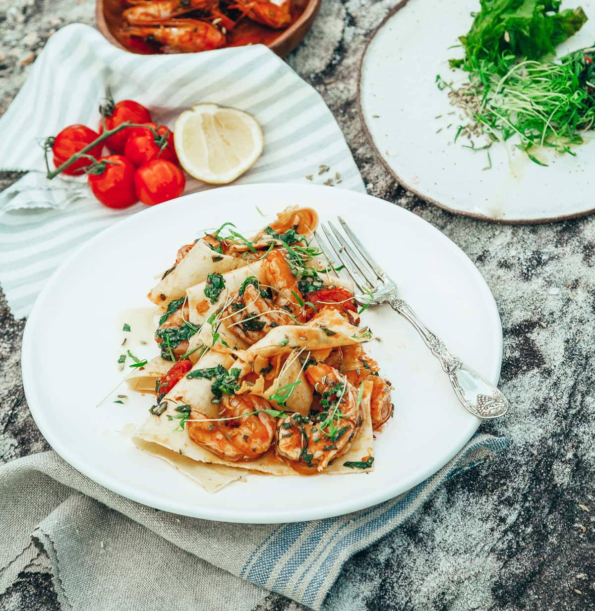 Seafood lasagna