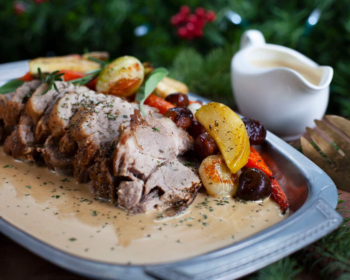 Pork braised in milk 