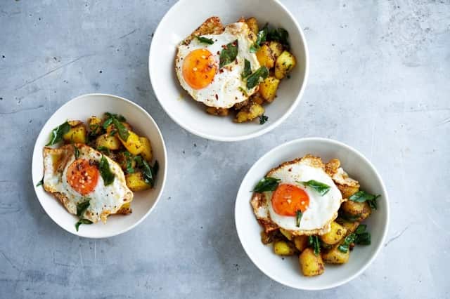 Bill Granger's curried potato with egg