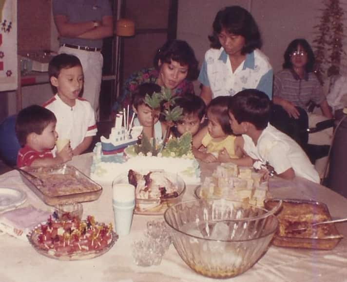 Filipino birthday spread