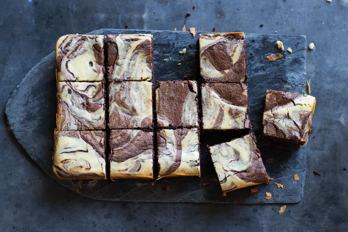 Black and white brownies