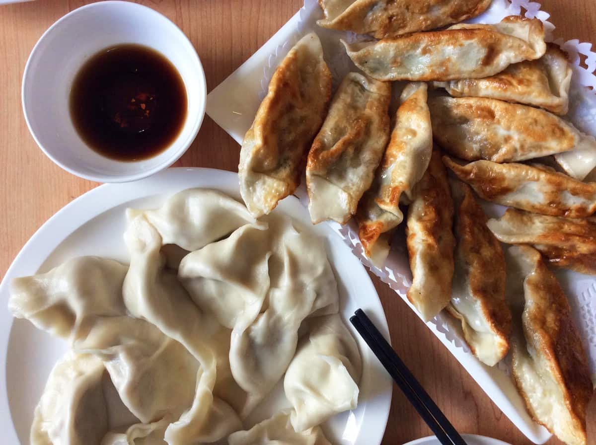 You may be surrounded by dumplings, noodles and pancakes – but you can skip the gluten.