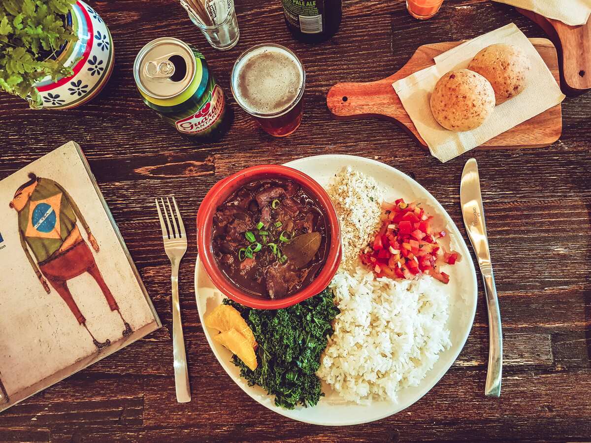 Bossa Nova serves cheese breads and the beloved Brazilian staple feijoada.