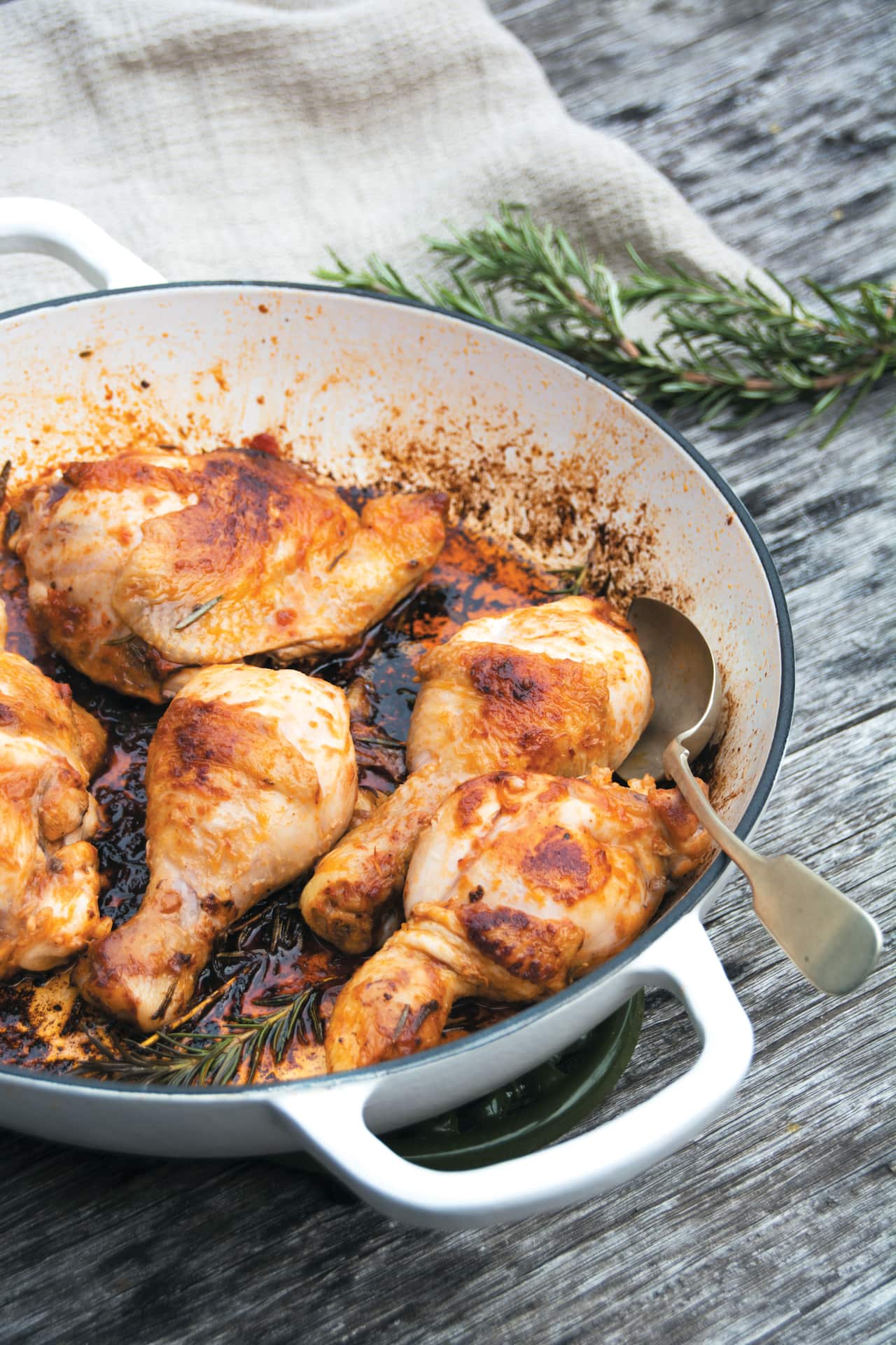 Braised chicken (pollo in pottacchio)