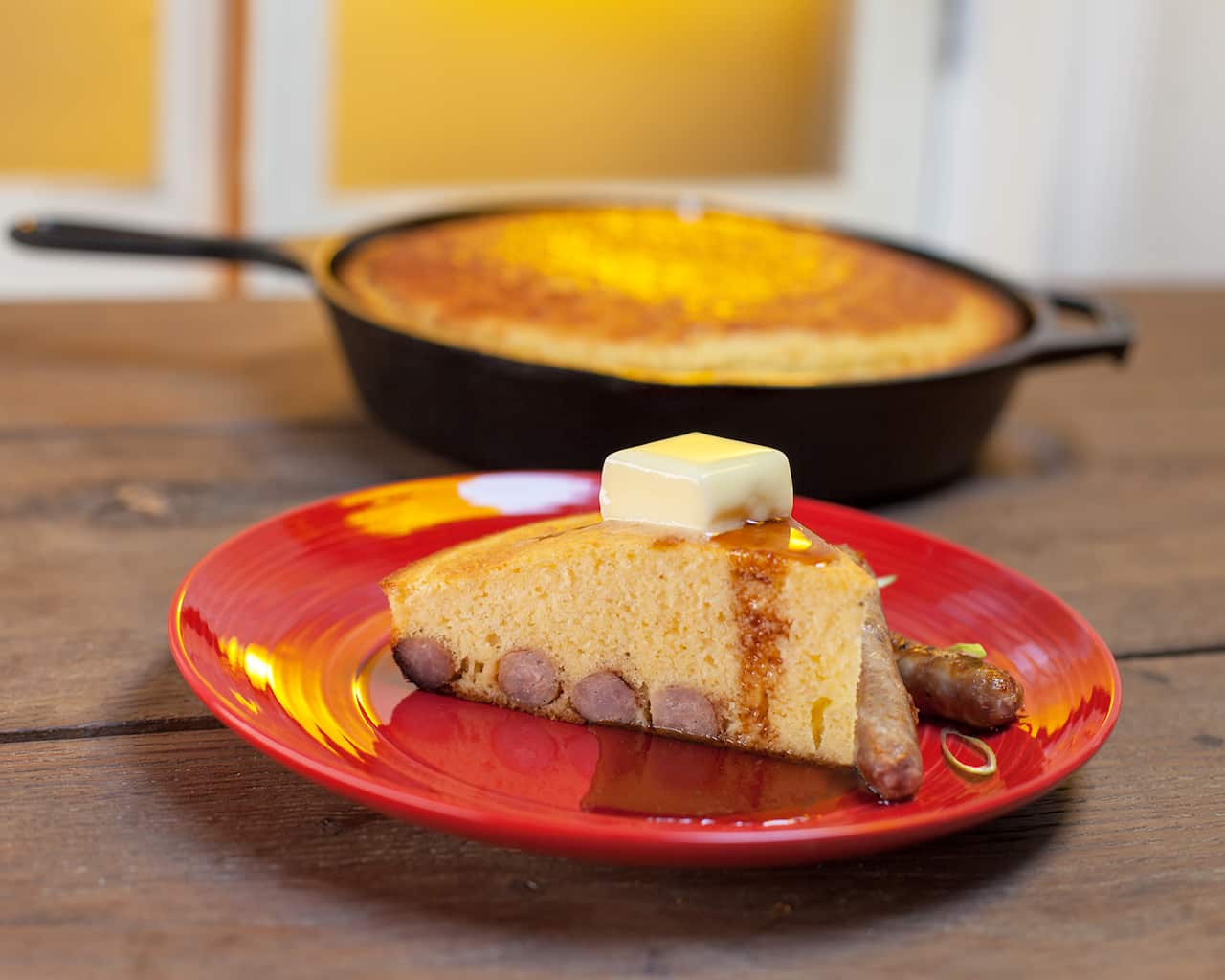 Breakfast sausage cornbread