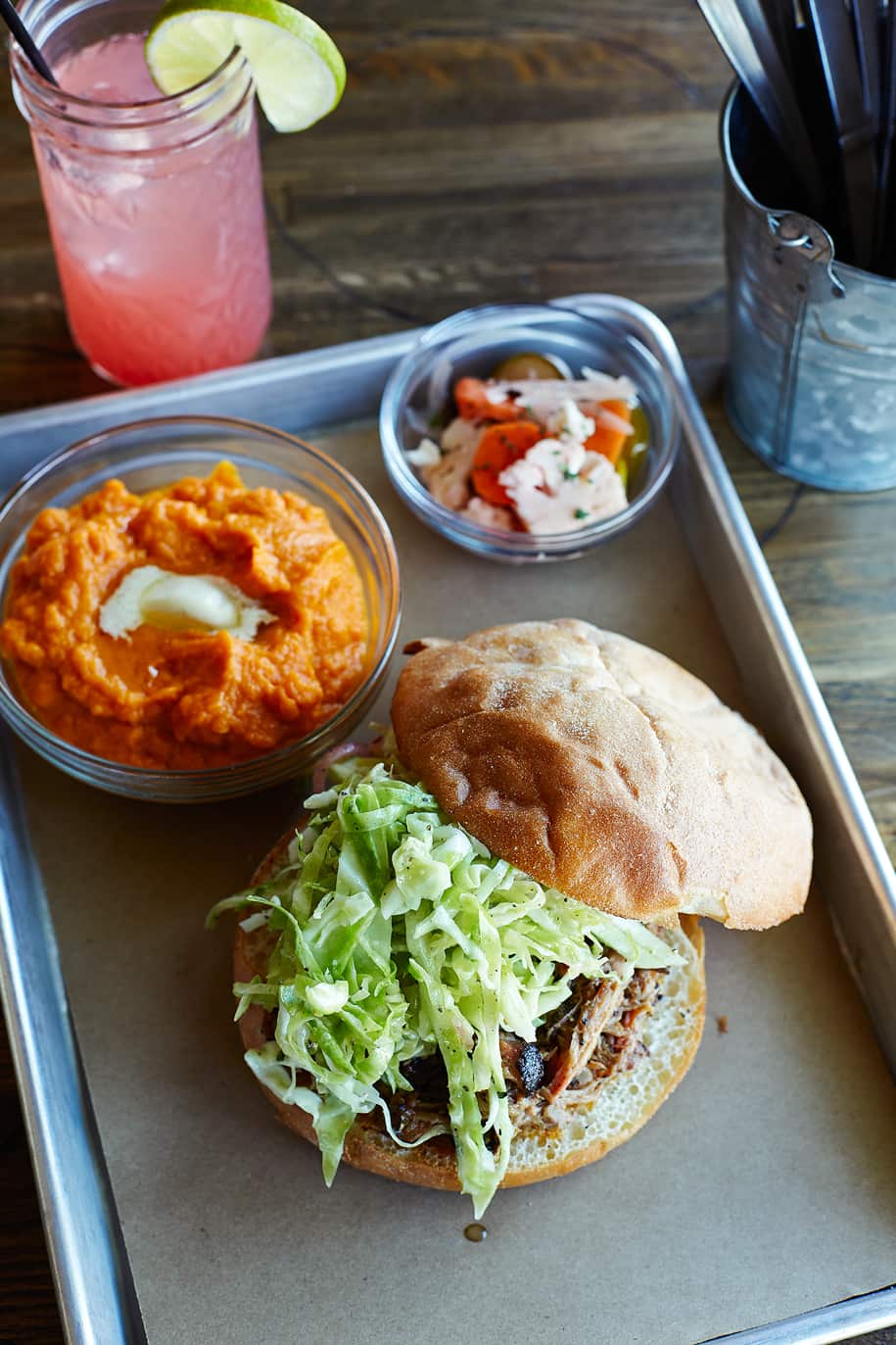 B-Side BBQ burger