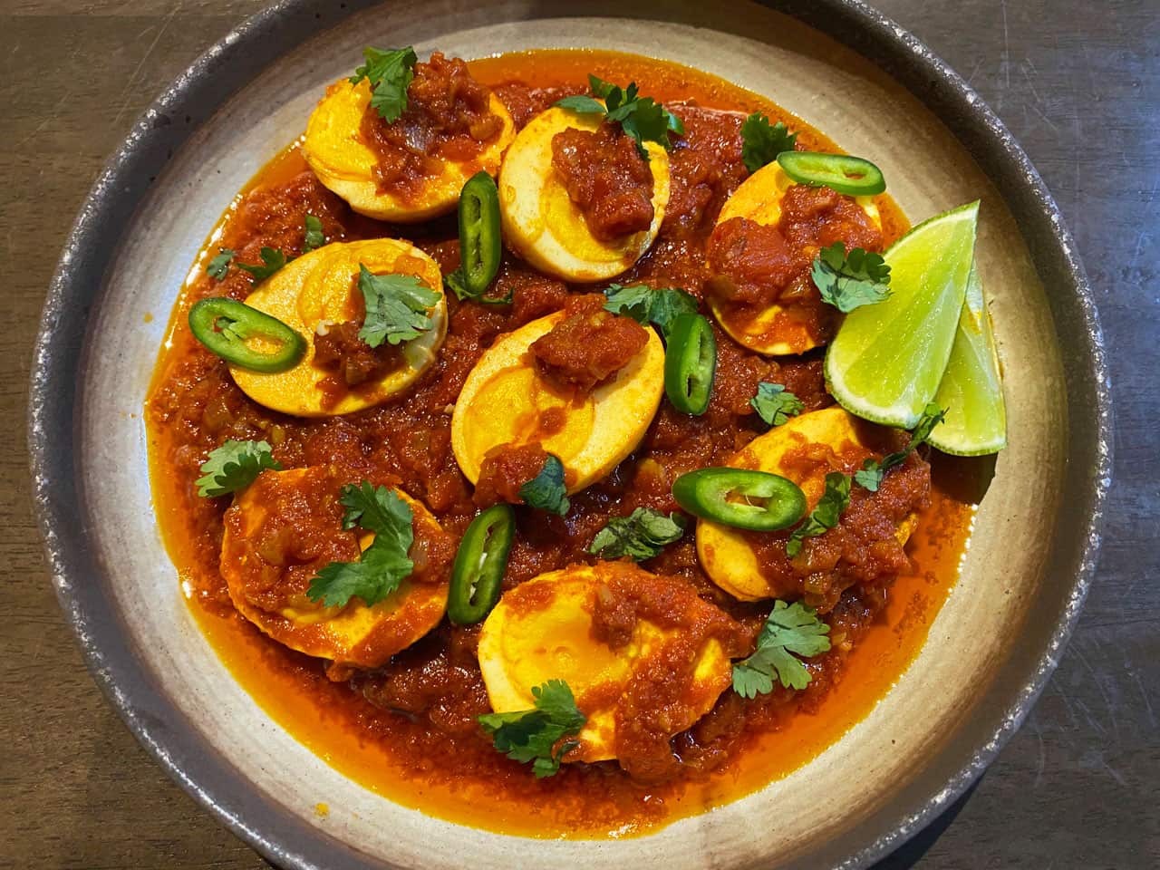 This curry has a lot of flavour and depth and is perfect with plain rice.