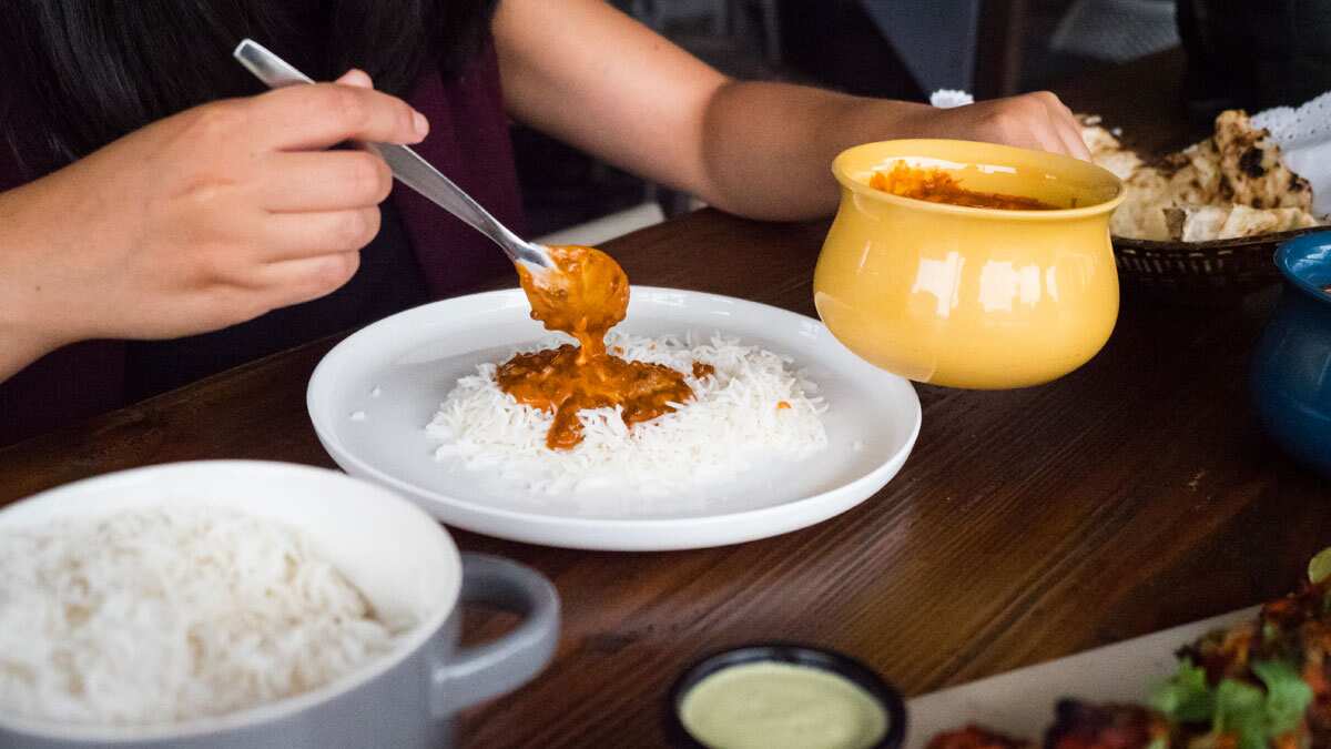 An authentic Punjabi butter chicken takes five or six hours to cook, says Singh.