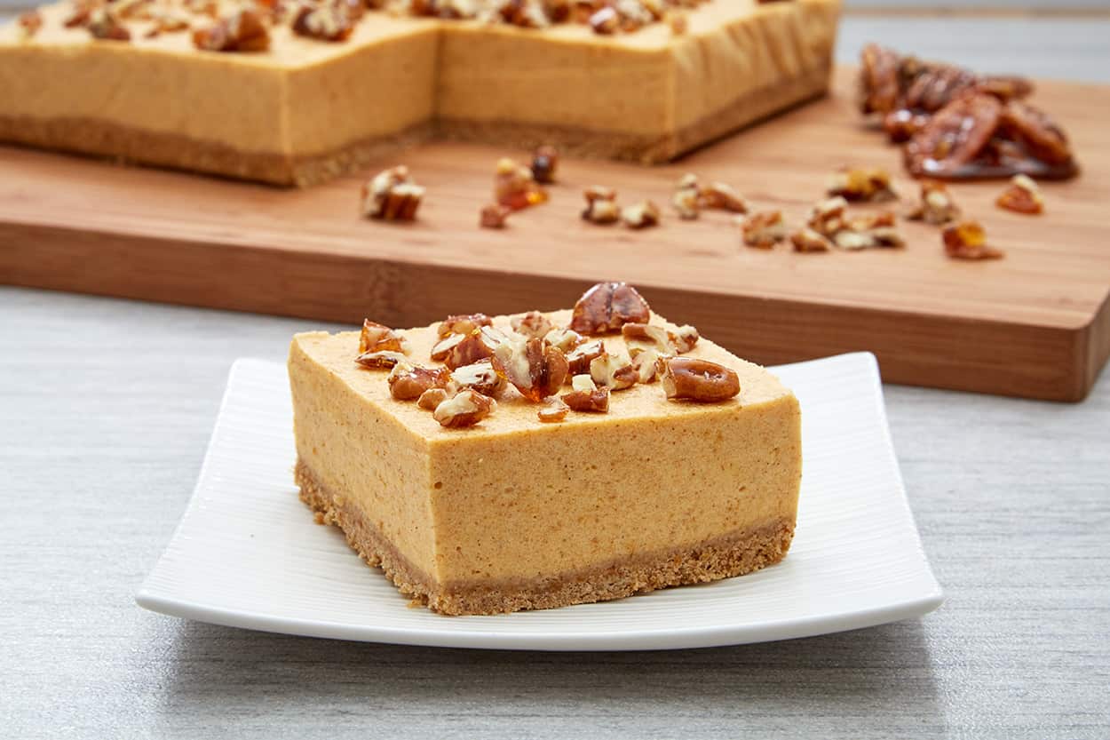 No-bake pumpkin chiffon bars