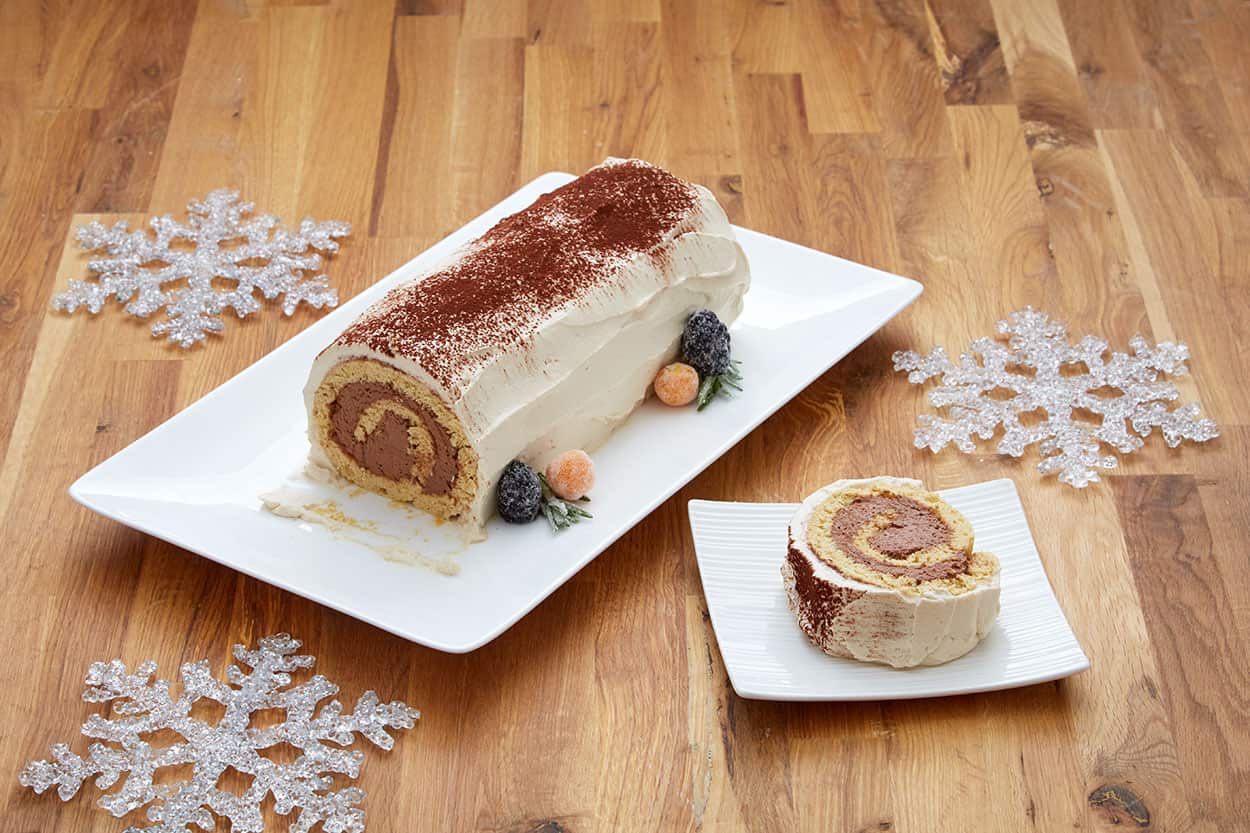 Tiramisu buche de Noel 