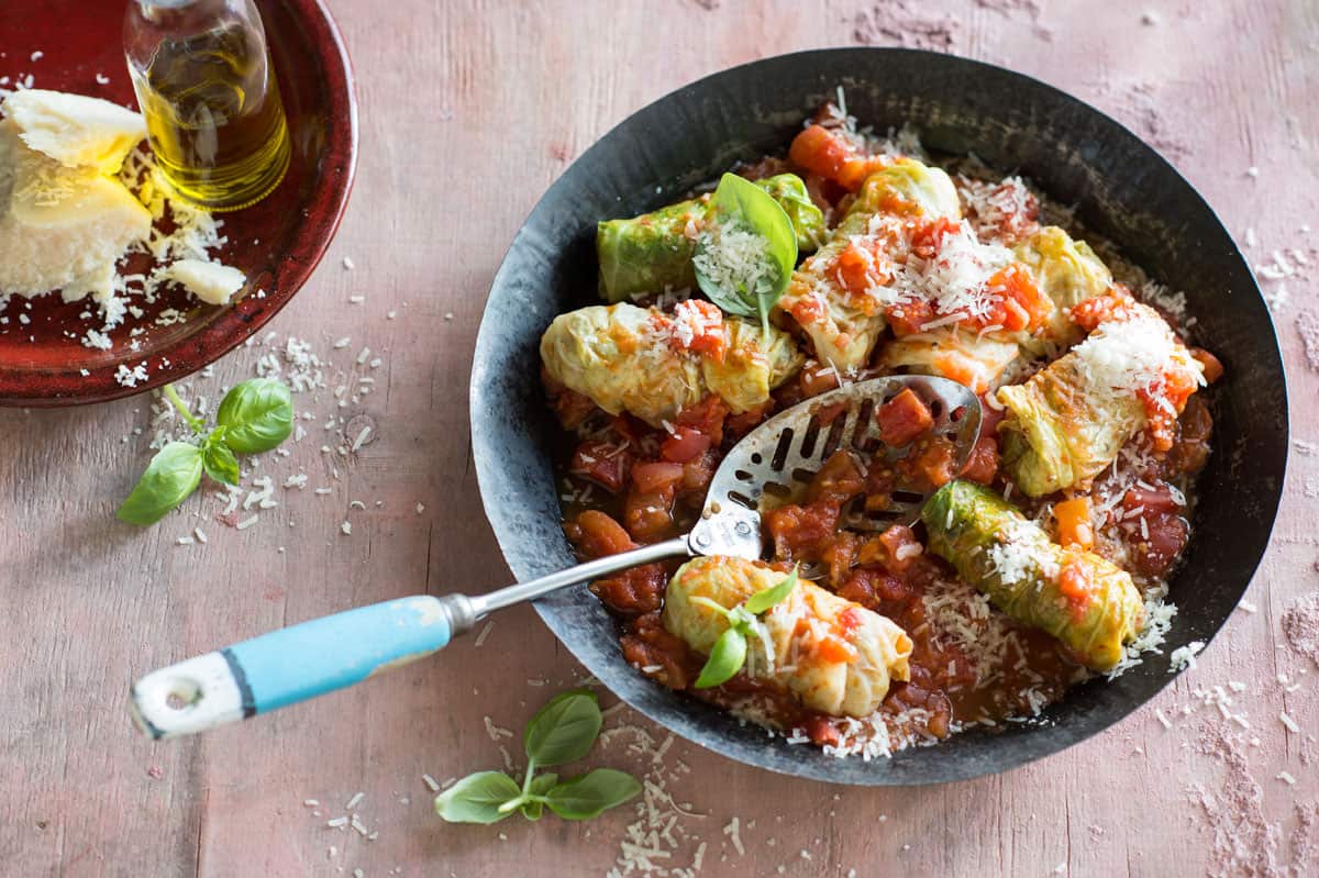 Cabbage rolls (niños envueltos)