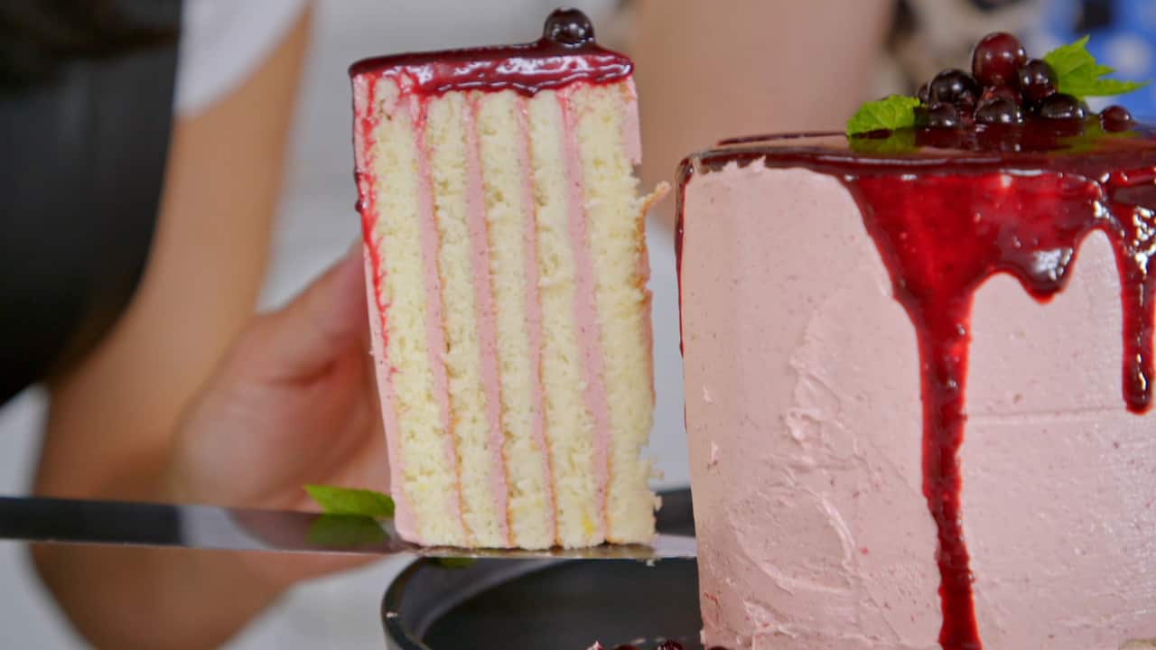 Helen Goh's layered cake