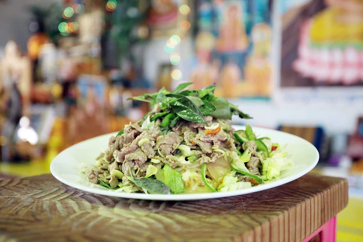 Cambodian beef salad