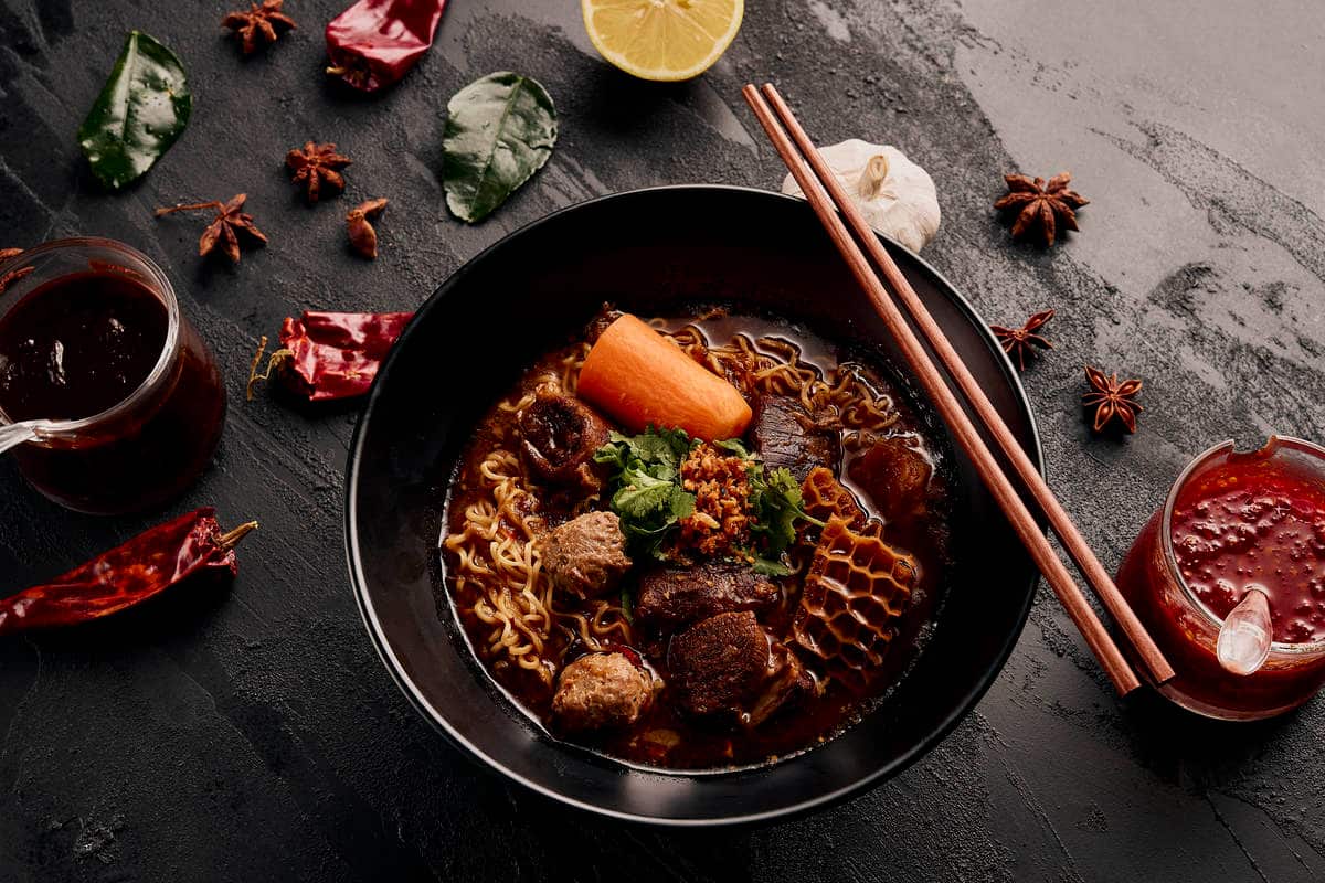 Cambodian noodle soup