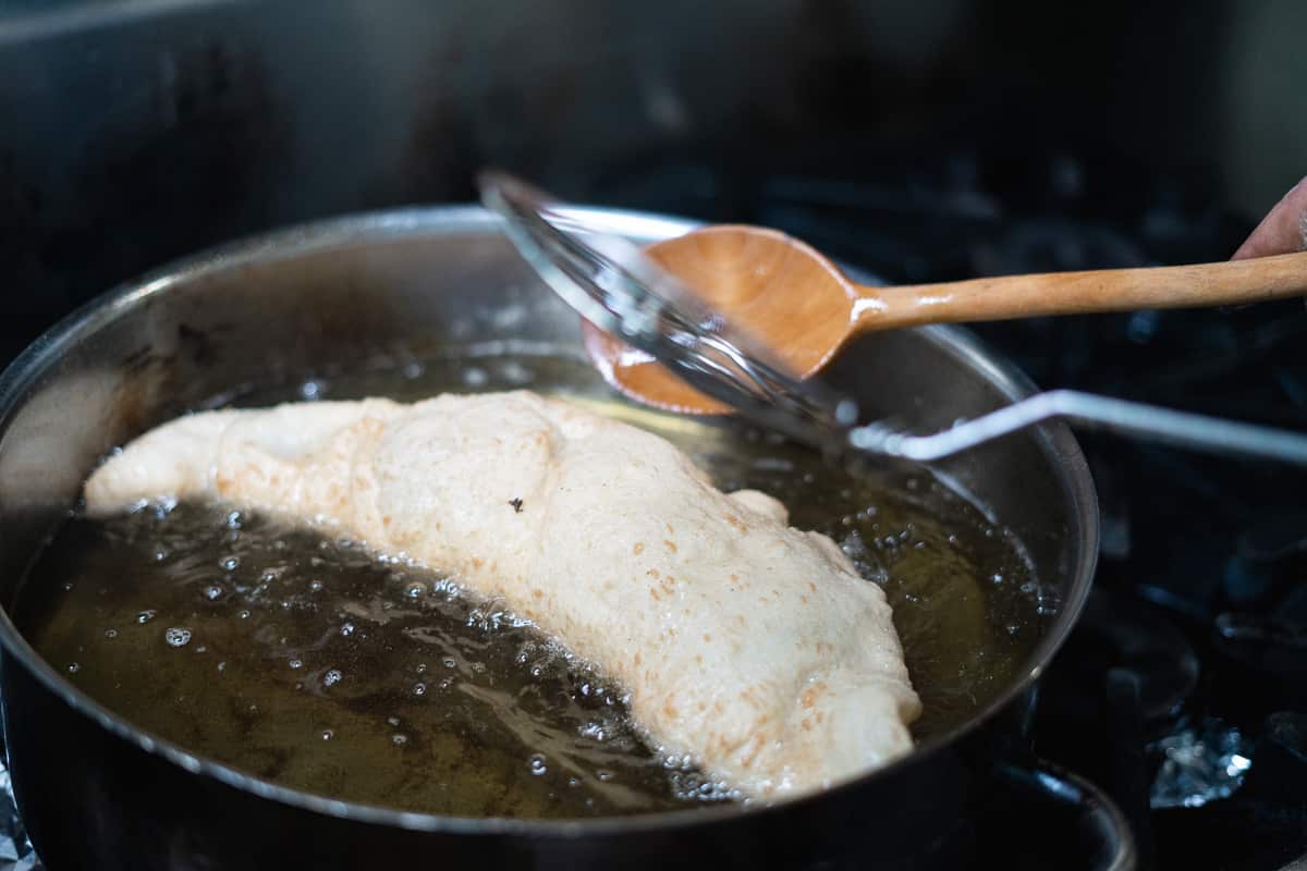 Pizza fritta - Naples food