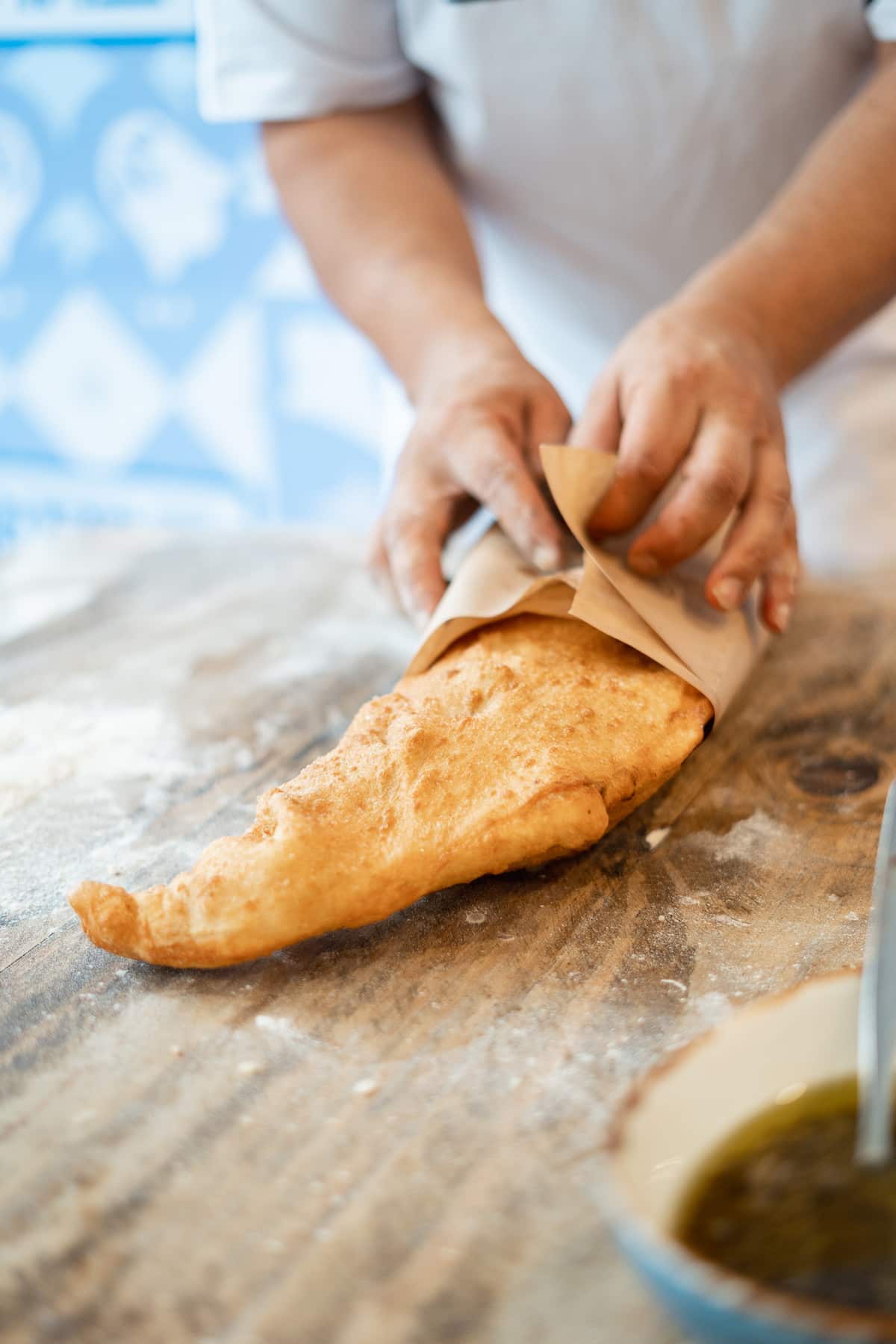 Naples food - pizza fritta