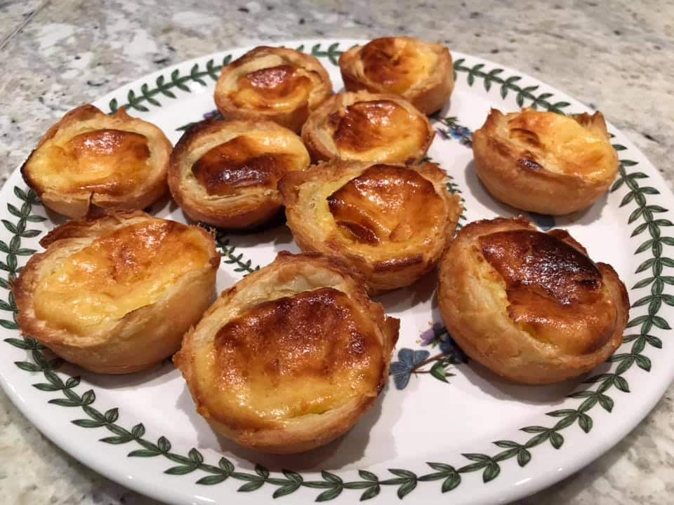 Carmel's custard tarts from online class