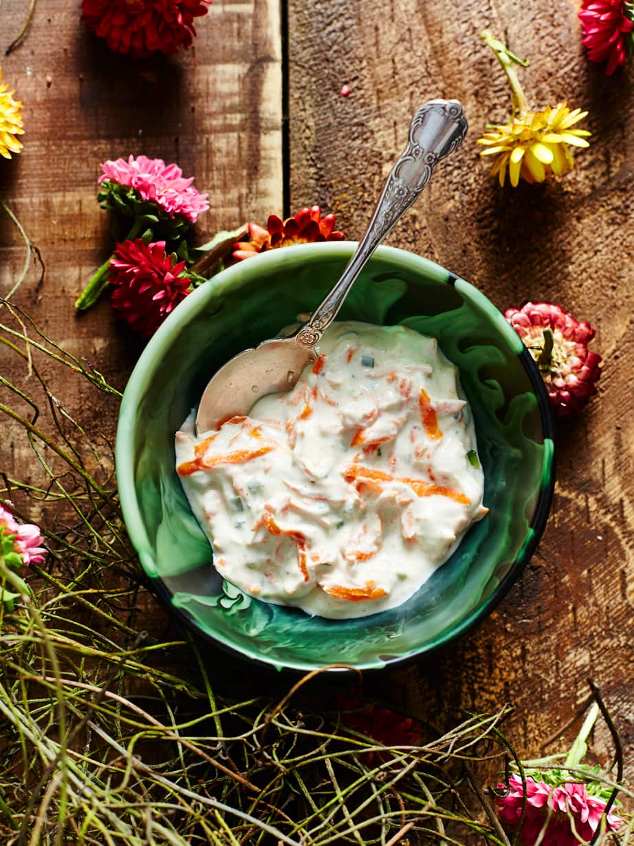 Carrot raita