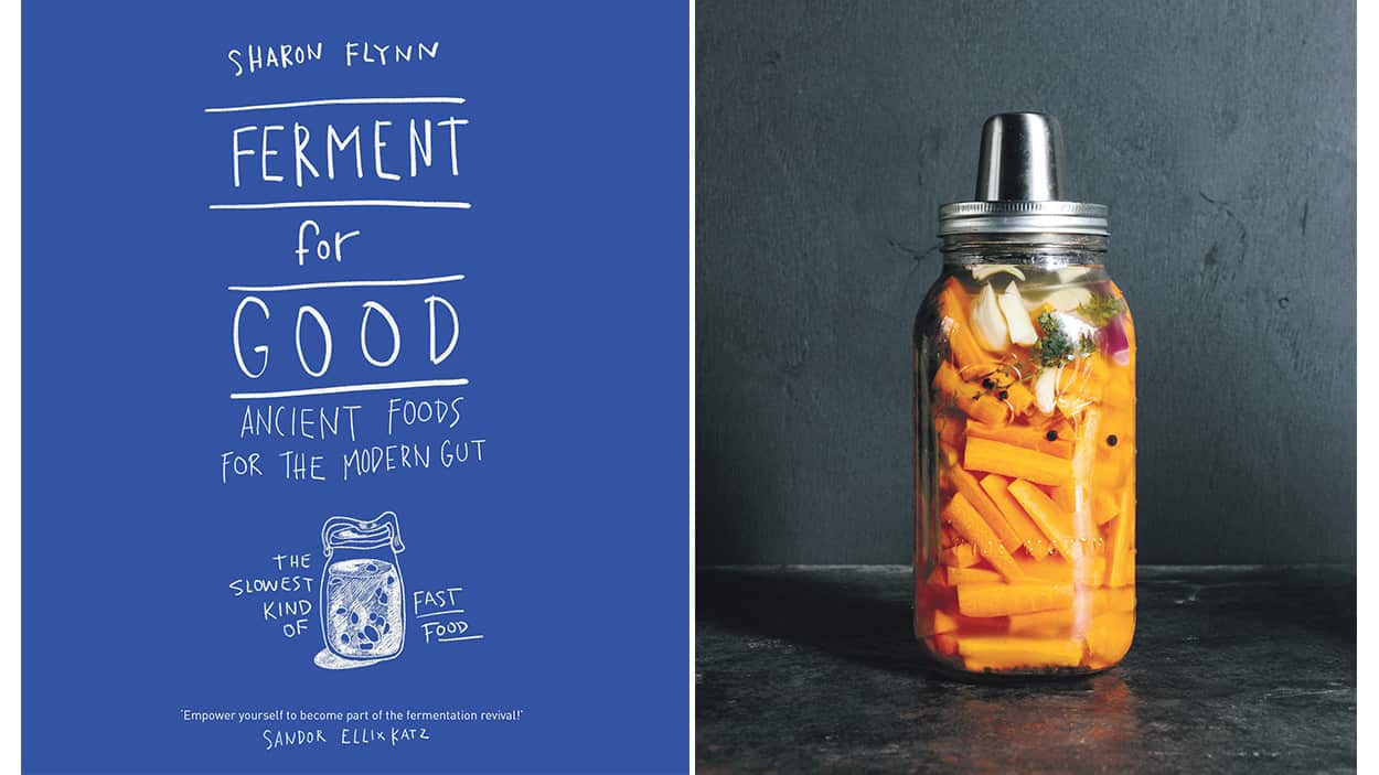 Ferment for Good book and fermented carrots