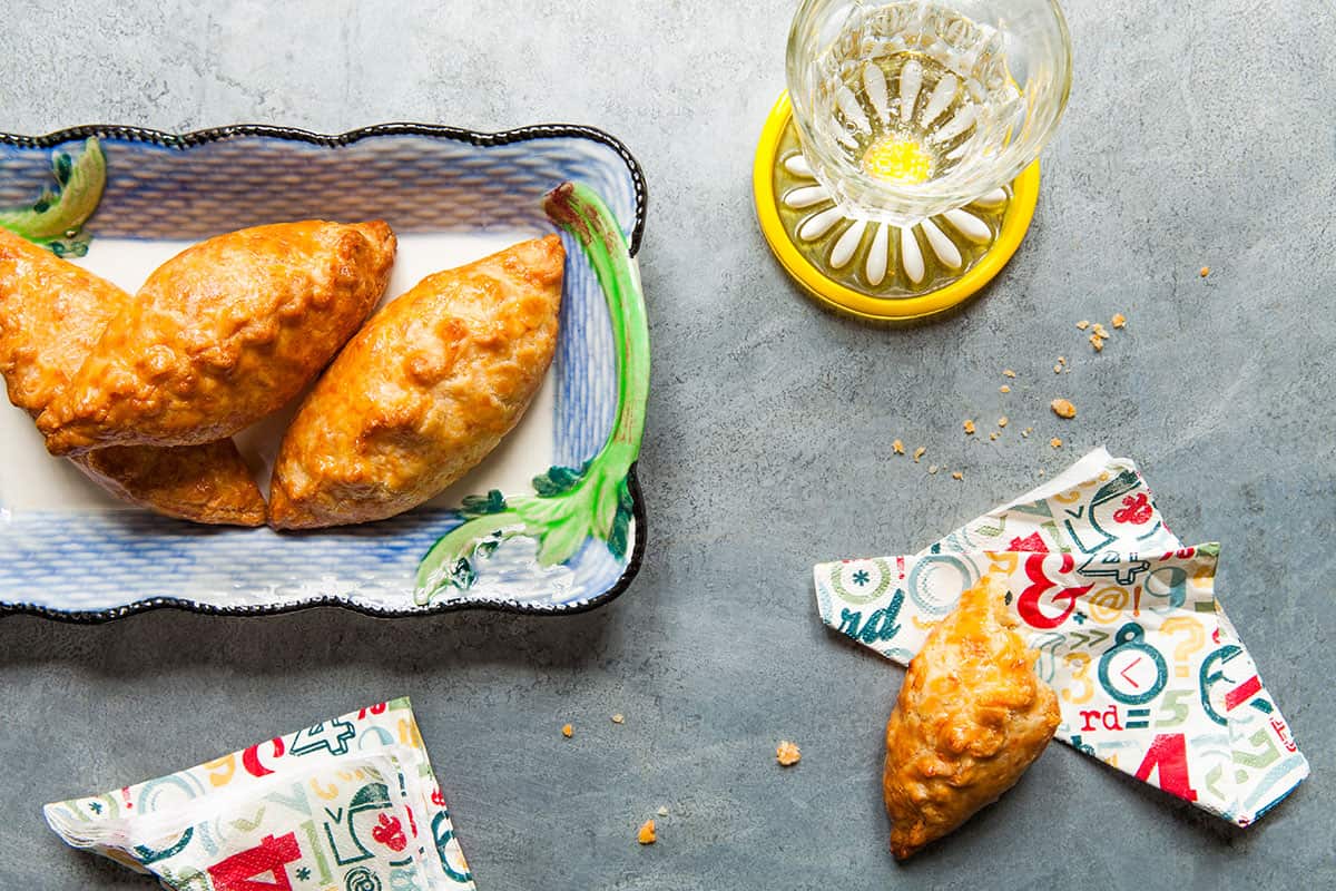 cauliflower cheese pasties