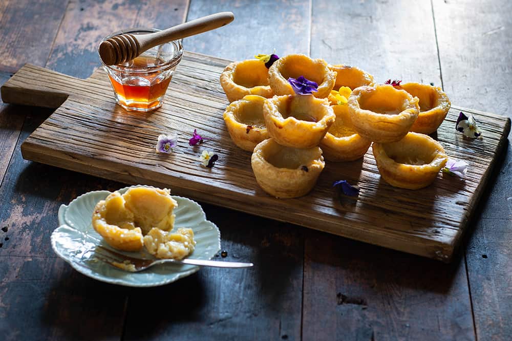 Chai-spiced custard tarts