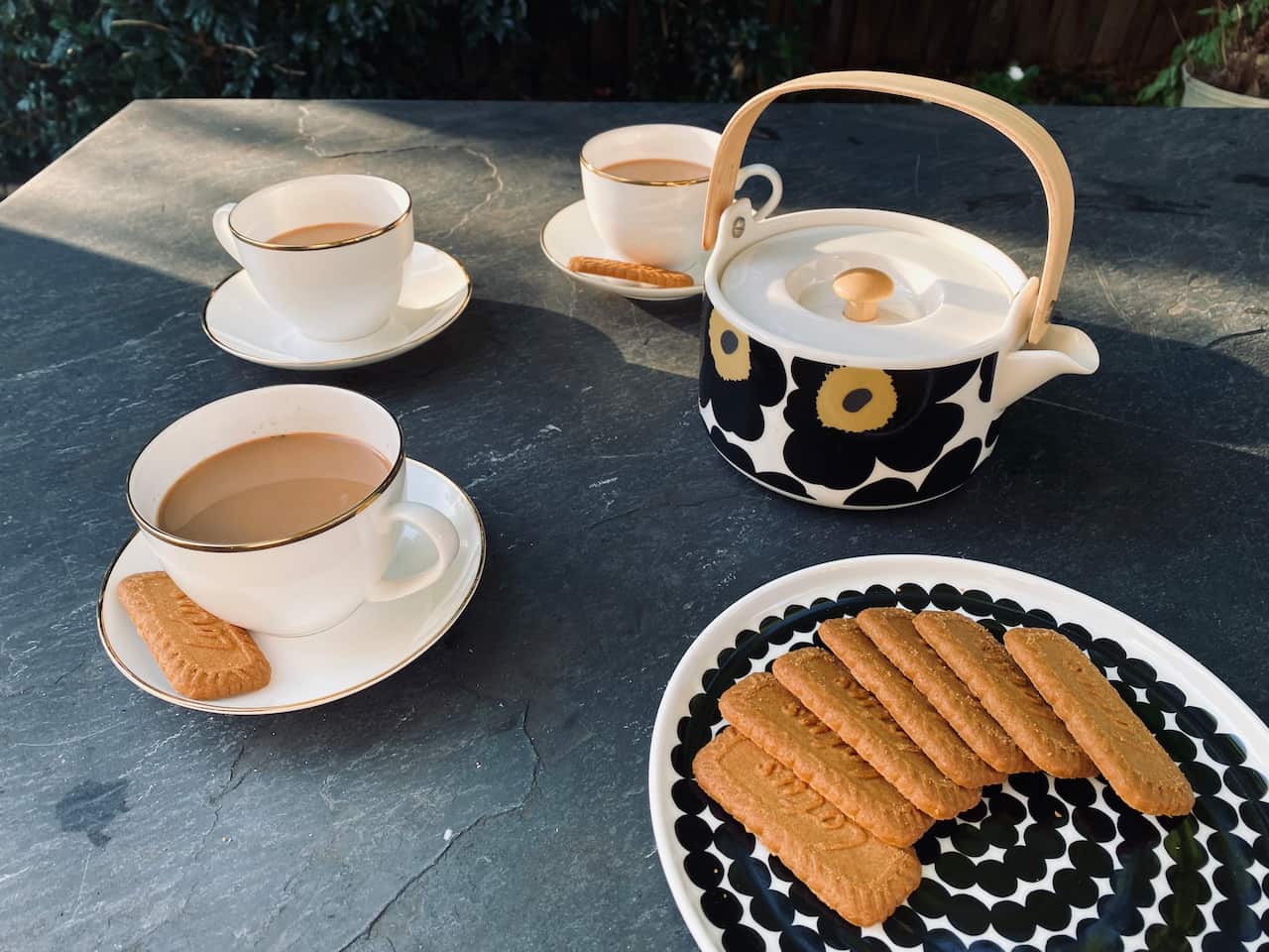Chai and biscuits
