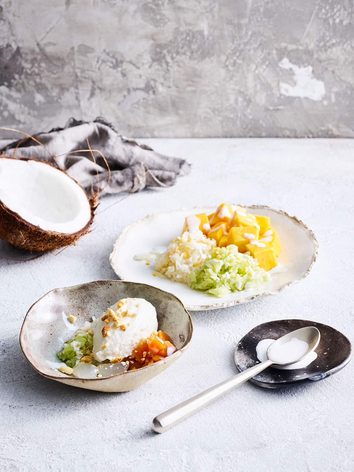 Chat Thai desserts - Ice-cream Kati 