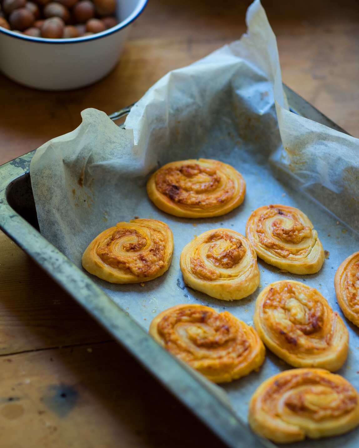 Cheese scrolls