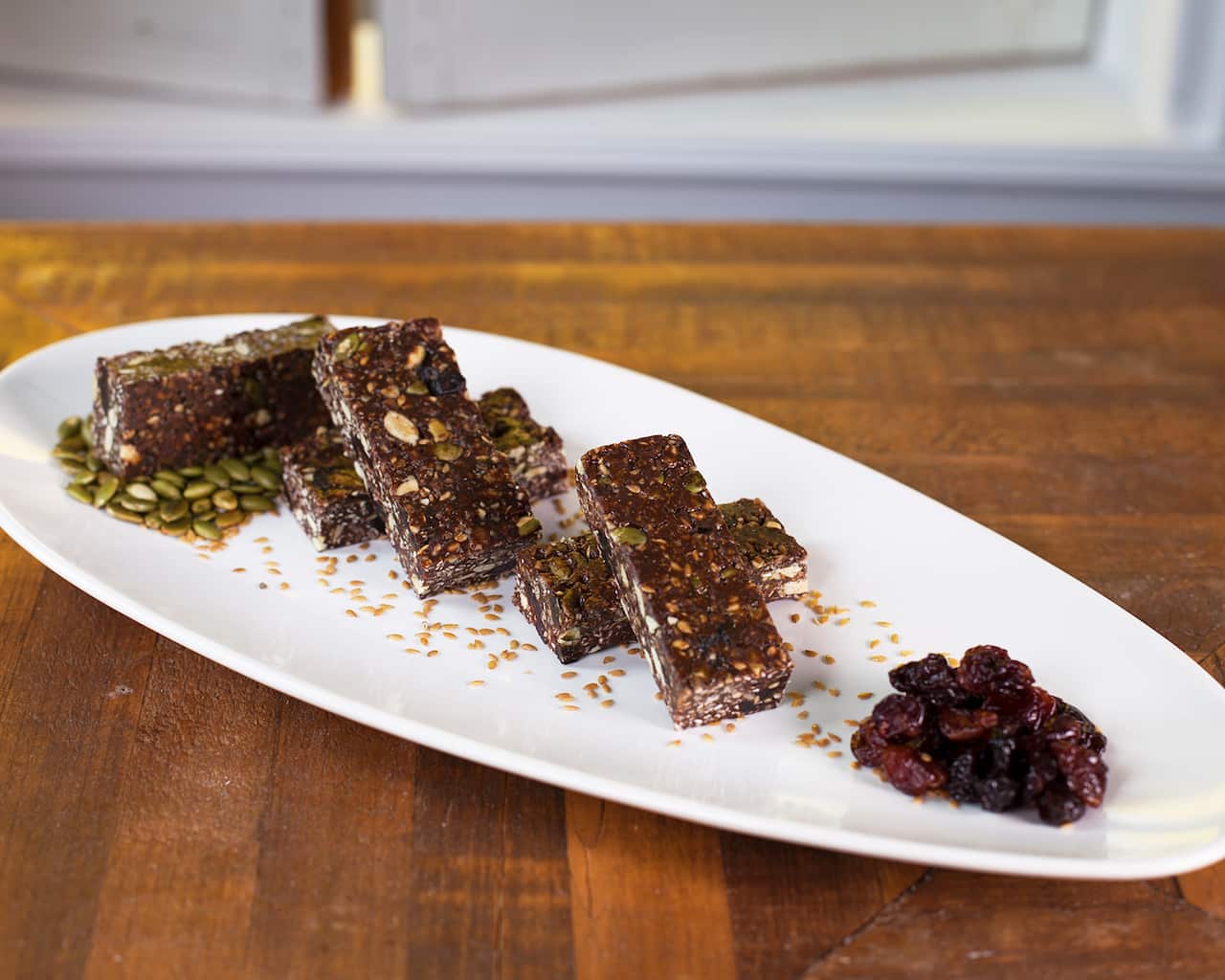 Cherry almond butter granola bars