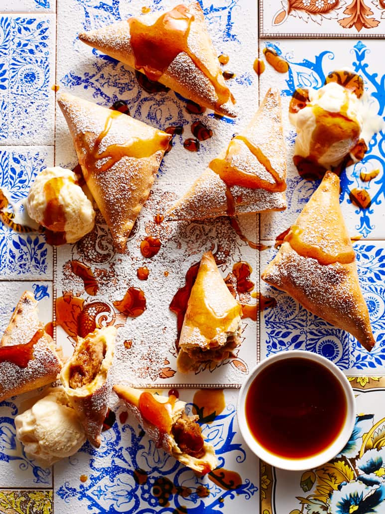 Chestnut pastries with vino cotto
