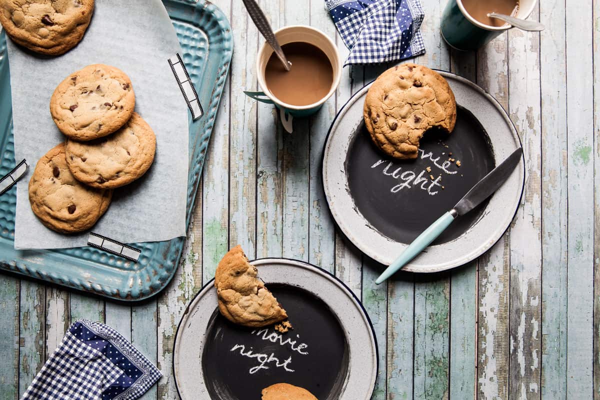 Chewy chocolate chip cookies