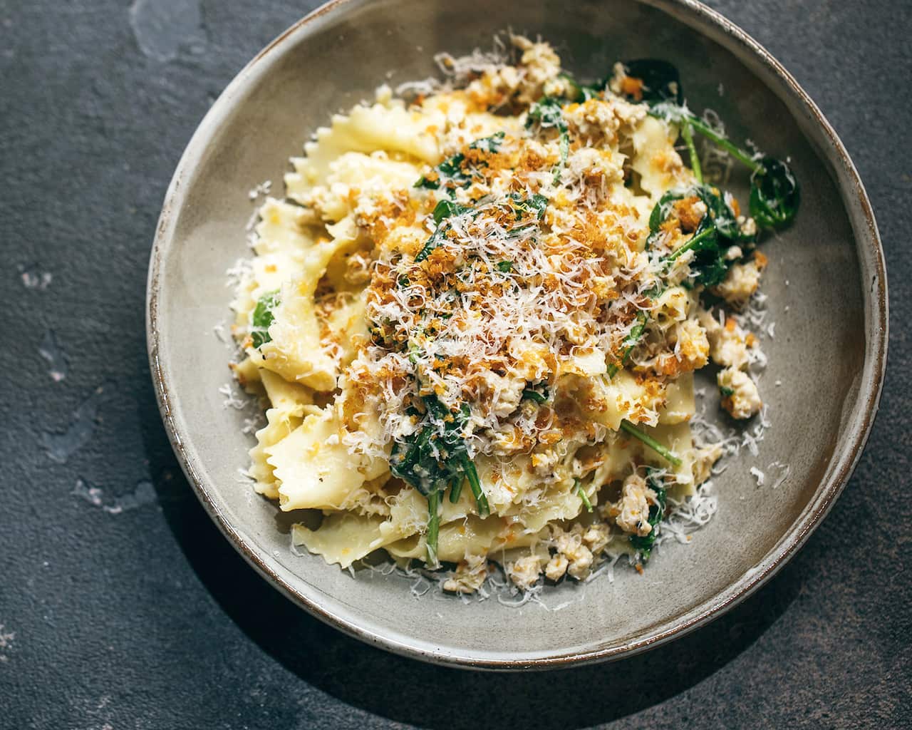 Chicken and clove ragu with reginette