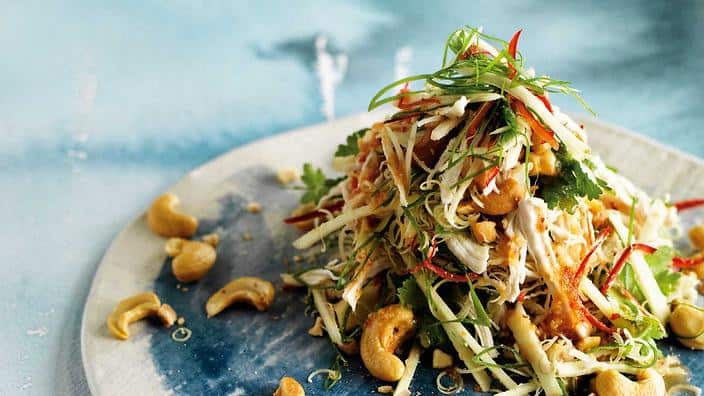Sujet Saenkham's chicken and lemongrass salad. Spice I Am.