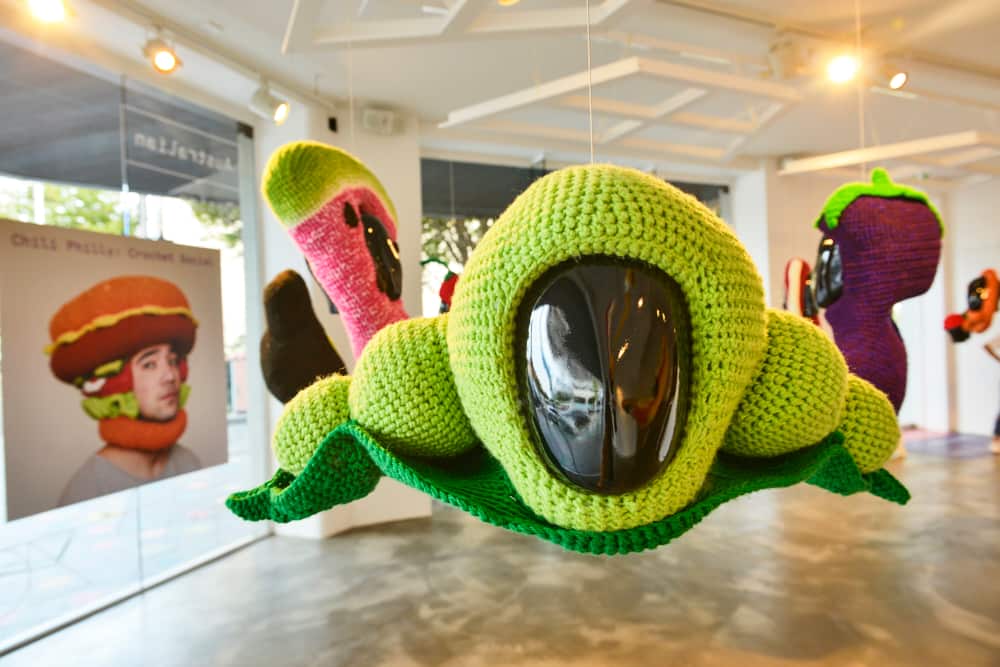 Chili Philly peapod at exhibition 