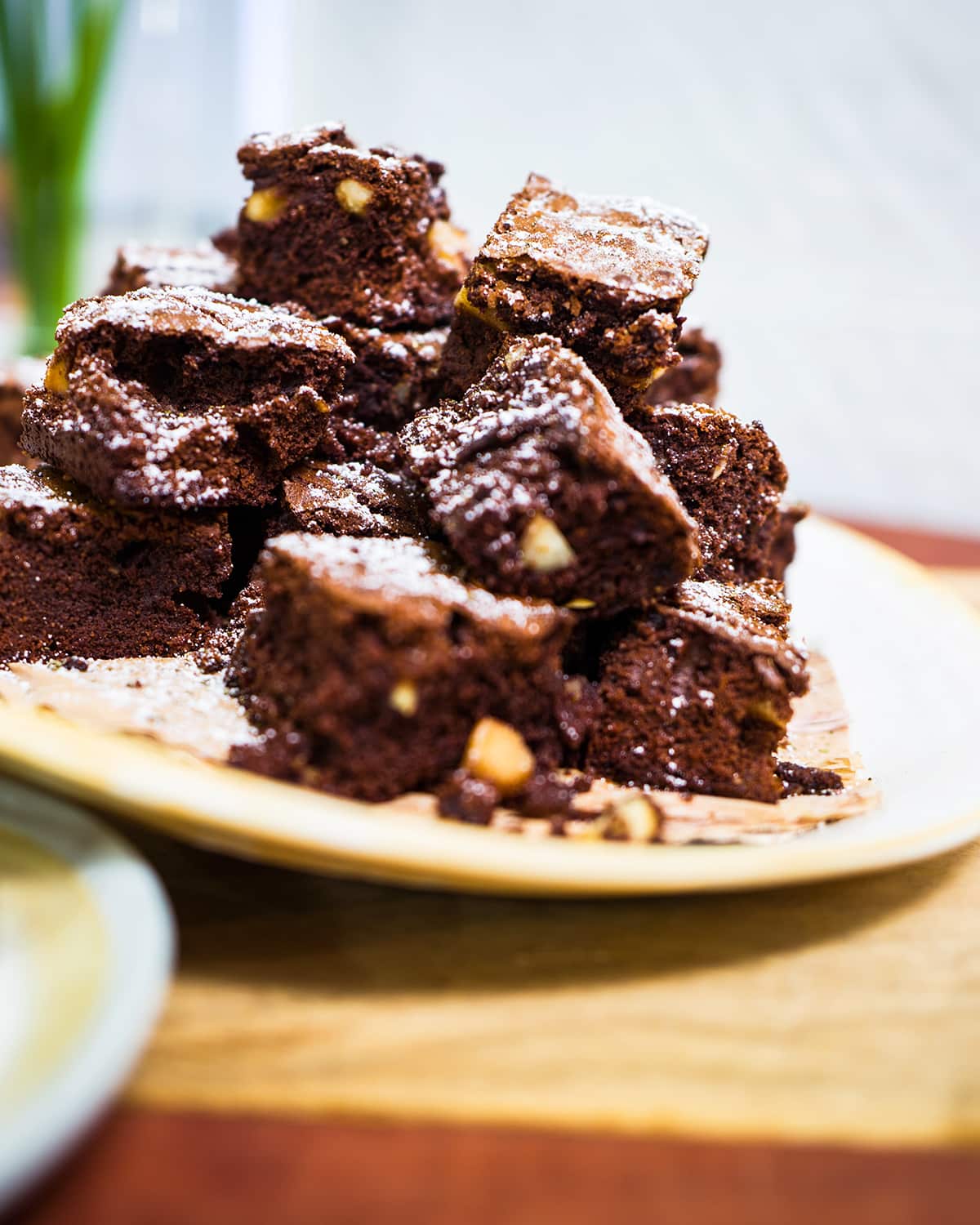 Chocolate river mint fudge brownie