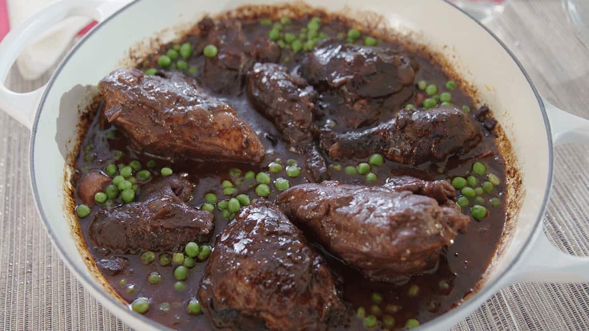 Spicy chocolate chicken