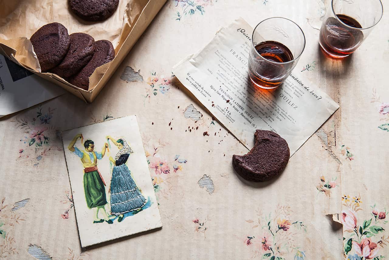 Chocolate chilli cookies
