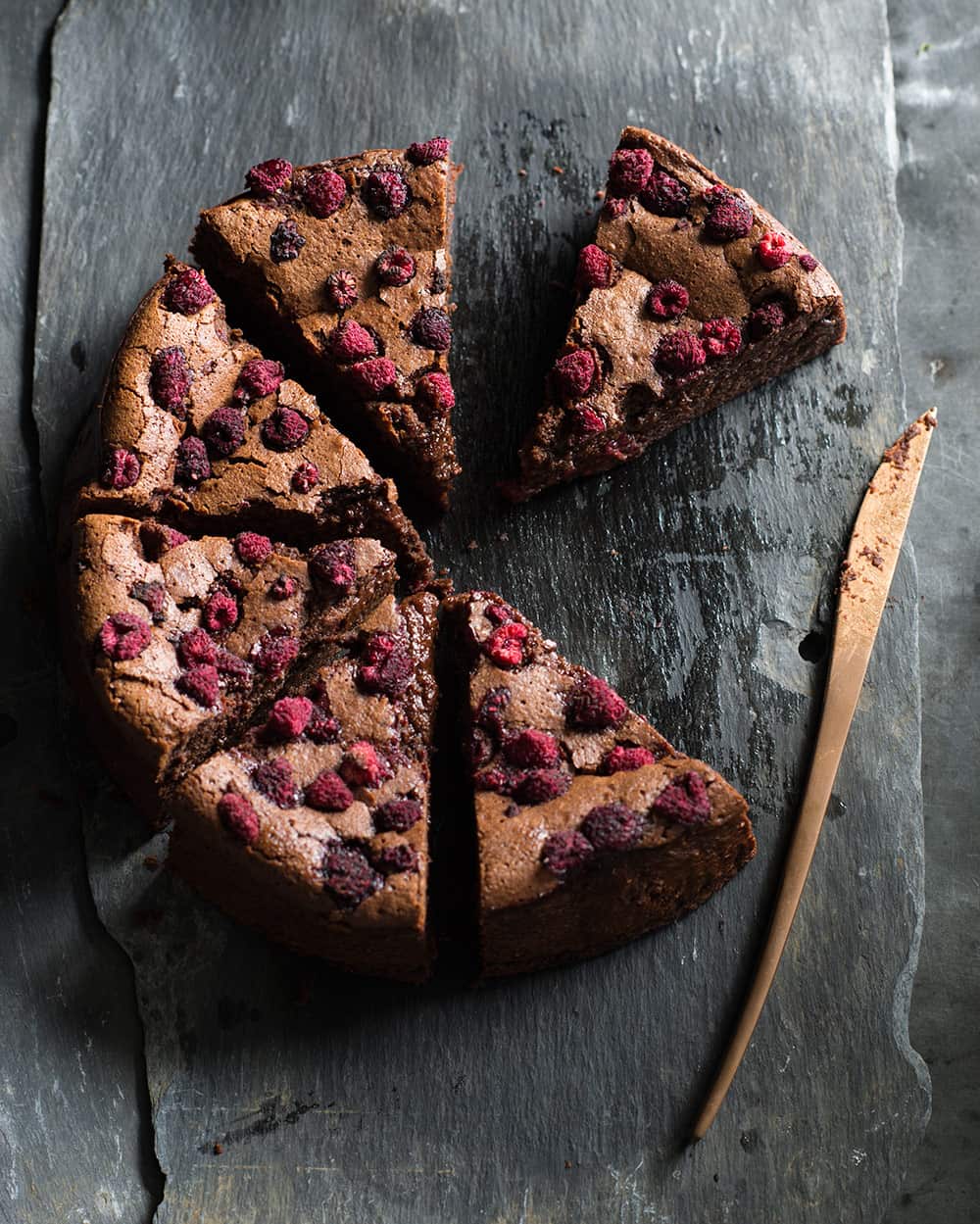 Chocolate, raspberry & buttermilk cake
