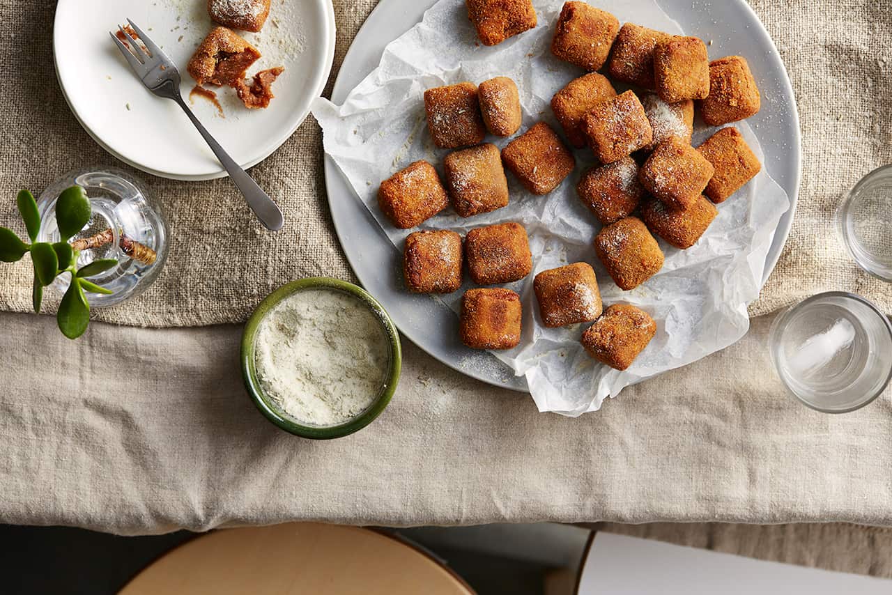 chocolate custard fritti