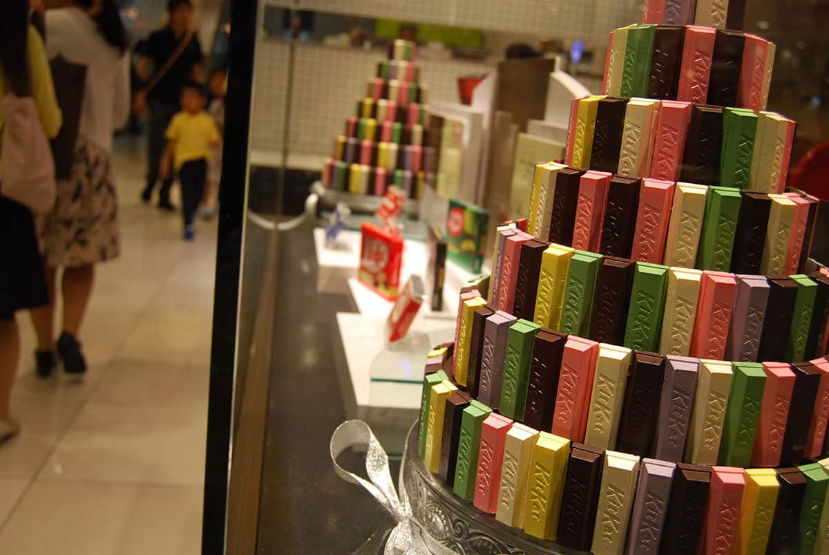 Chocolatory Kit Kat display