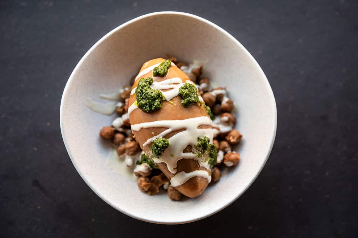 Reichental's version of cholent, which he serves at Tenxdining.