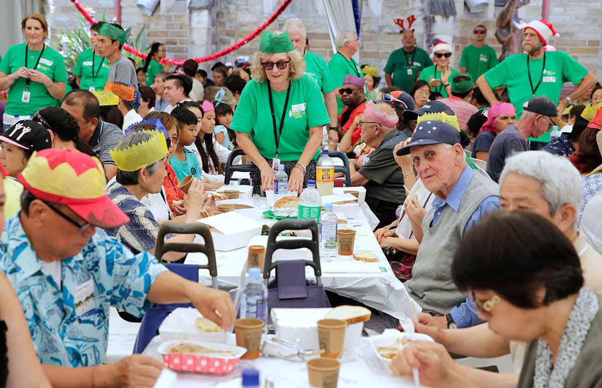 Exodus Foundation's Christmas meal