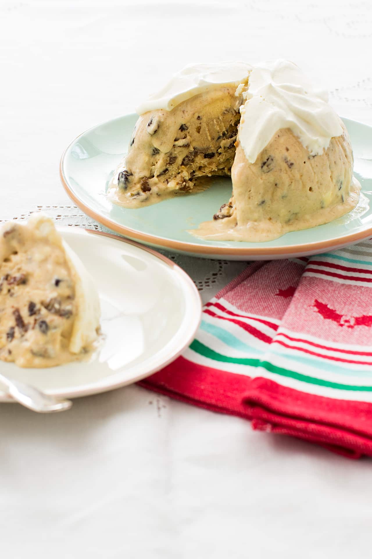 Stephanie Alexander's fruit mince ice cream Christmas pudding.