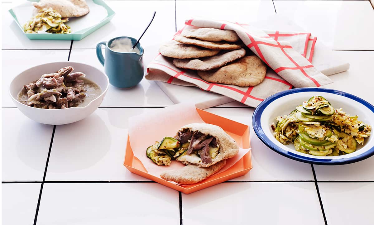 Cider-glazed ham hocks