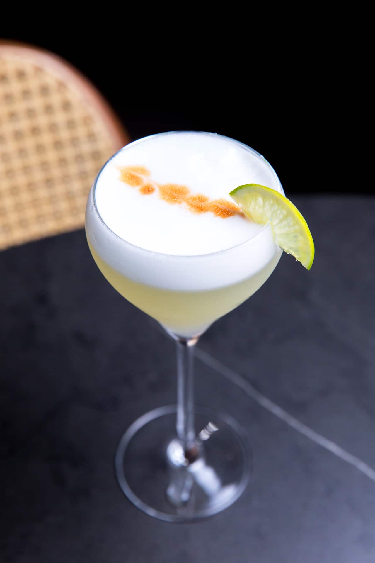 On the drinks menu: the pisco sour (which is popular in Peru and Chile).