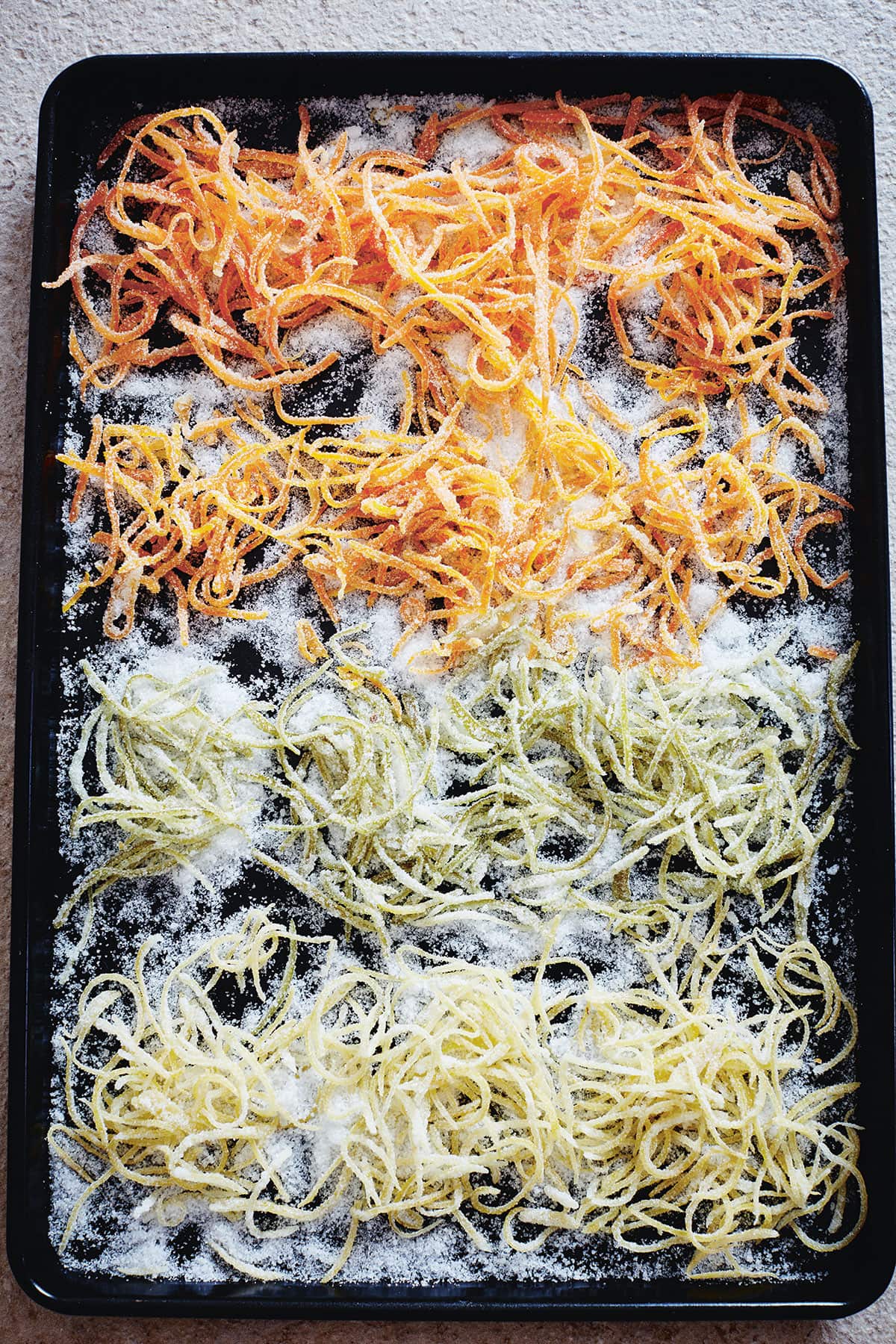 Candied citrus zest